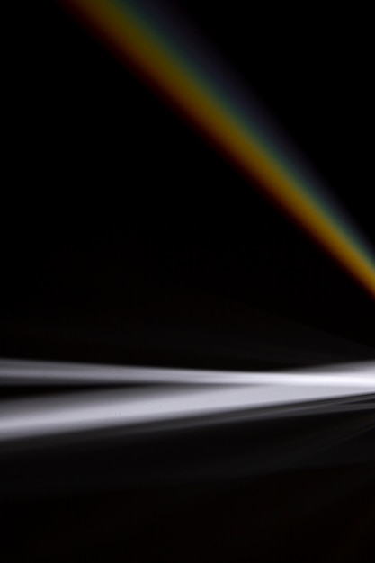 Free photo beautiful prism light deflection