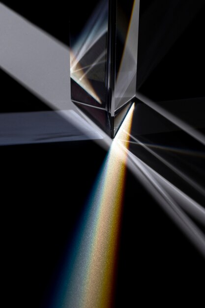 Beautiful prism light deflection