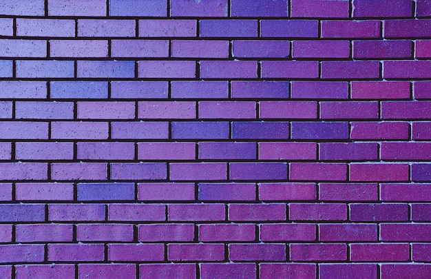 Free photo beautiful purple brick wall for background