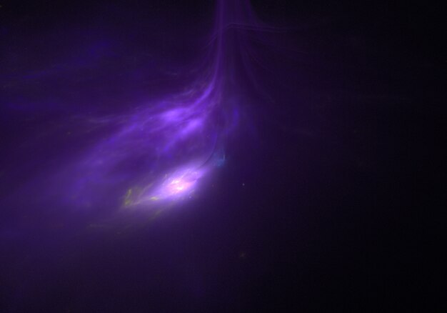美しい紫色の星雲の宇宙背景