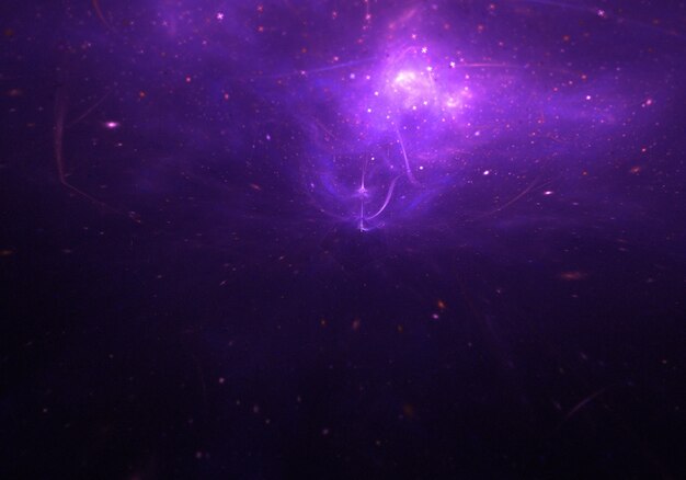 美しい紫色の空、宇宙の背景