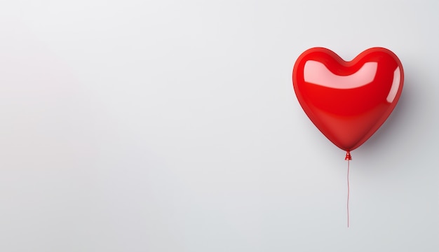 Бесплатное фото Красивая форма красного сердца