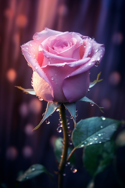 Beautiful rose in nature