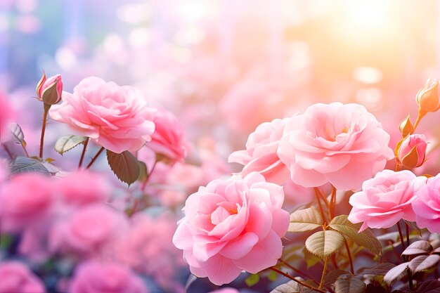 Beautiful roses arrangement