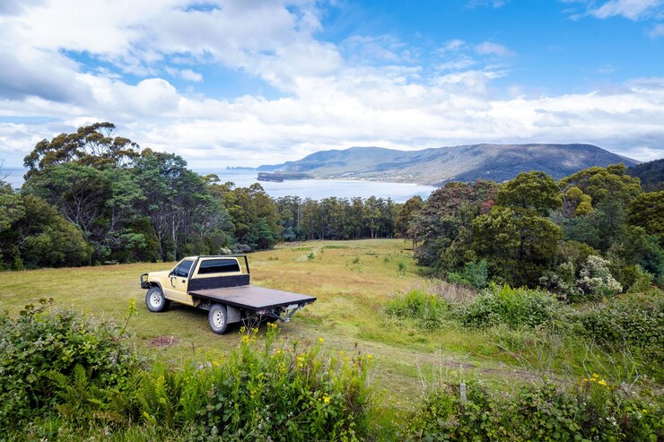 Free Photo beautiful scenery at pirates bay lookout in eaglehawk neck, tasman peninsula, tasmania