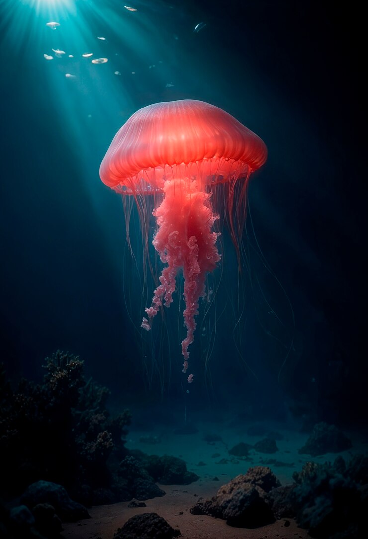 Free Photo beautiful sea life with aquatic animal