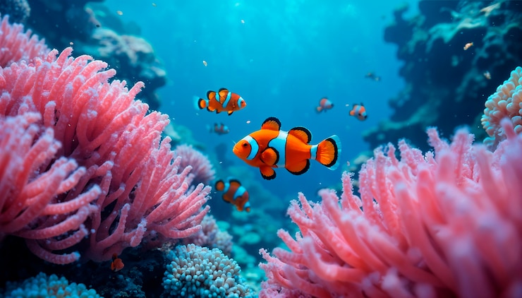 無料Photo 美しい海の生物と水生動物