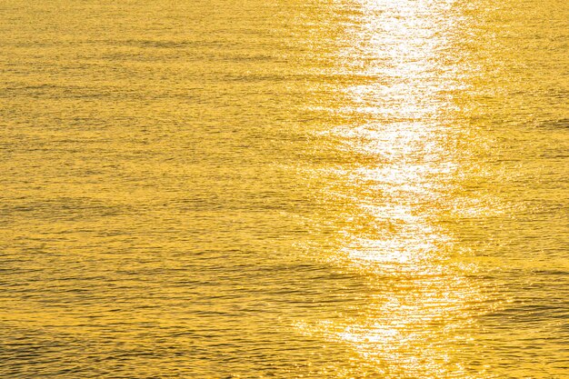 Beautiful seascape of sun light on the sea and ocean water