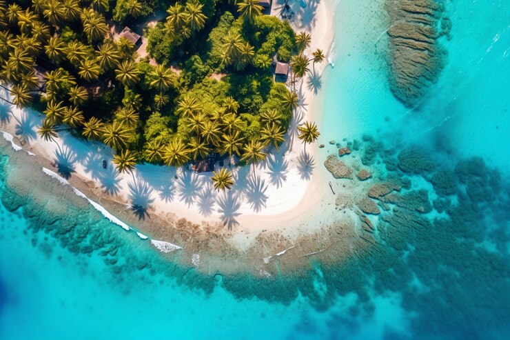 Free Photo beautiful seaside landscape