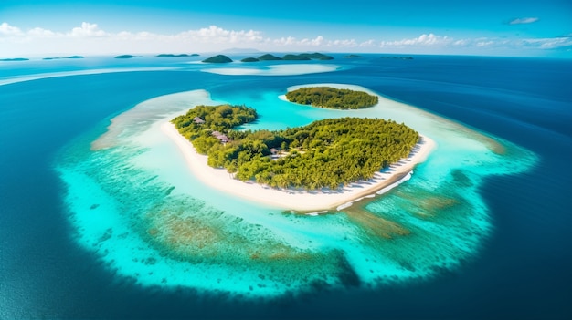 美しい海辺の風景