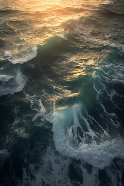 Beautiful seaside waves