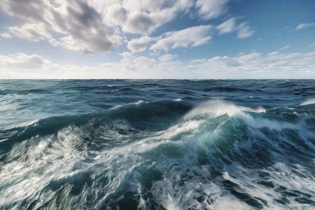 Бесплатное фото Красивые морские волны