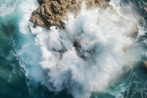 Foto gratuita belle onde del mare