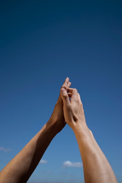 Free Photo beautiful and sensitive hands concept