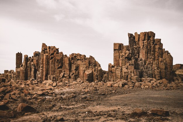 Beautiful shot of the Bombo Headland Quarry in Australia