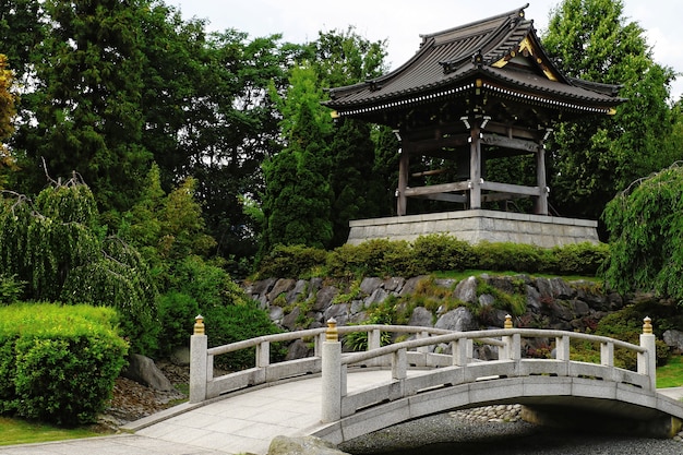 Beautiful shot of EKO-Haus der Japanischen Kultur e.V. Düsseldorf Germany