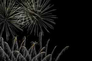 Free photo beautiful shot of fireworks