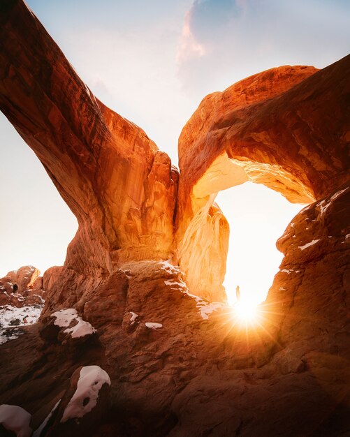 Beautiful shot of Grand Canyon rocks