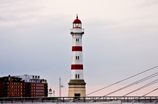 Beautiful shot of the Malmö Lighthouse in Sweden