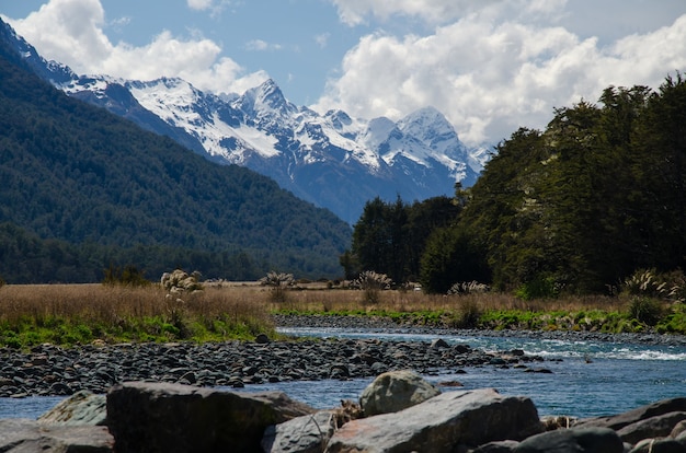Красивый снимок Милфорд-Саунд, Новая Зеландия