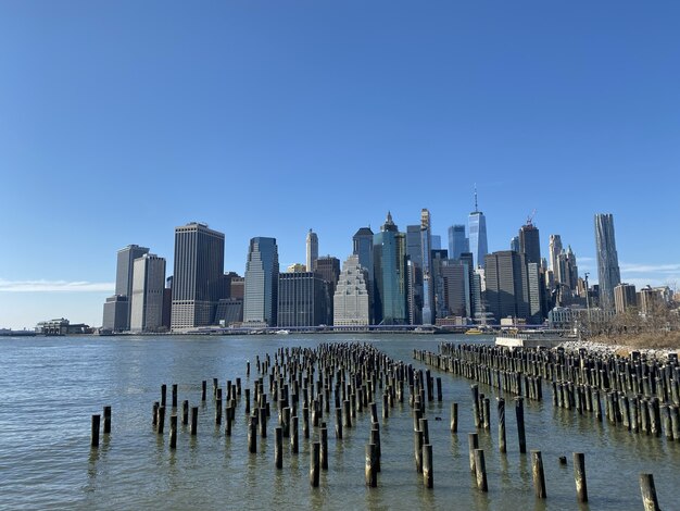 Beautiful shot of New York City on a  sunny day