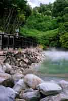 無料写真 台湾、台北、北投サーマルバレーの温泉の美しいショット