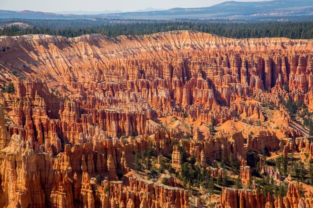 Beautiful shot of Sunset Point of Bryce Canyon National Park in Utah, USA.