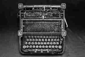 Free photo beautiful shot of a vintage antique typewriter