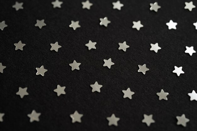 Beautiful silver stars background