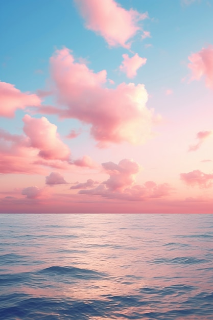 Foto gratuita bellissimo paesaggio del cielo in stile arte digitale