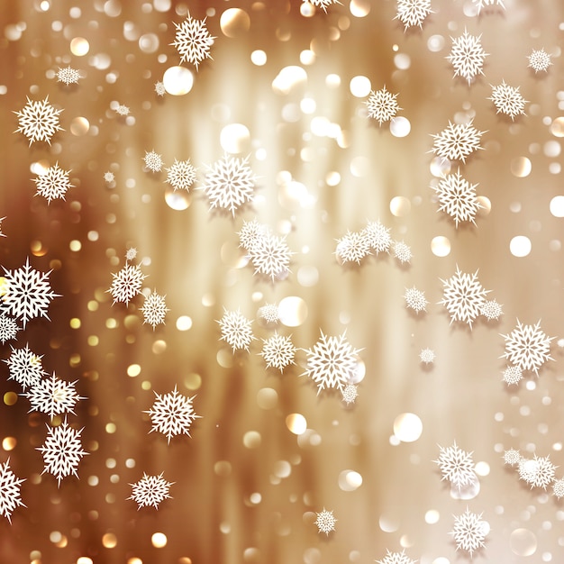 Free photo beautiful snowflakes