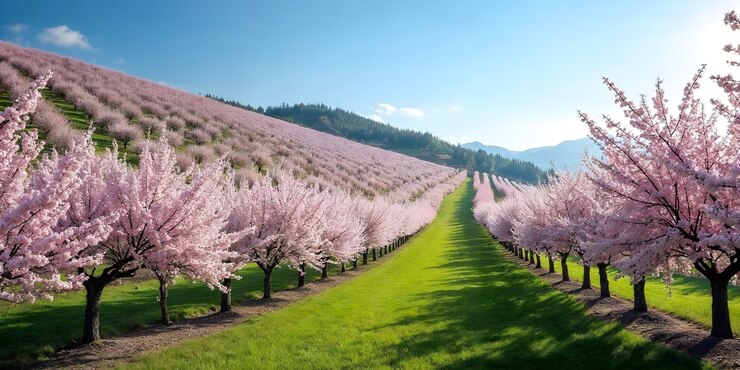 Free Photo beautiful  spring landscape