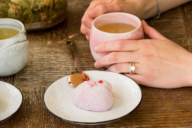 お茶の美しい静物