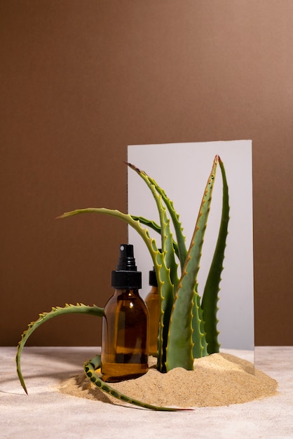 Beautiful still life with herbal medicine