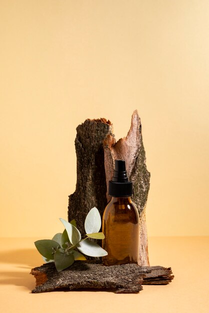 Beautiful still life with herbal medicine