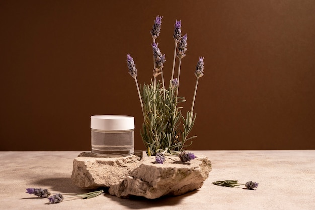 Free photo beautiful still life with herbal medicine