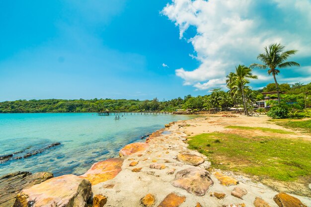 Beautiful tropical beach and sea 