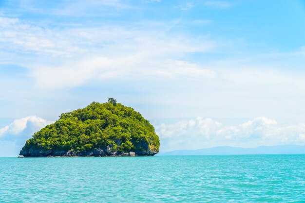 태국의 아름다운 열대 섬과 바다