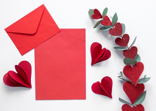 Beautiful valentine's day concept with copy space