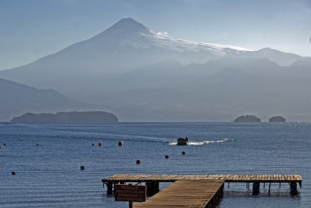 Beautiful view of the Lake Atitlan, located in Guatemala during daylight