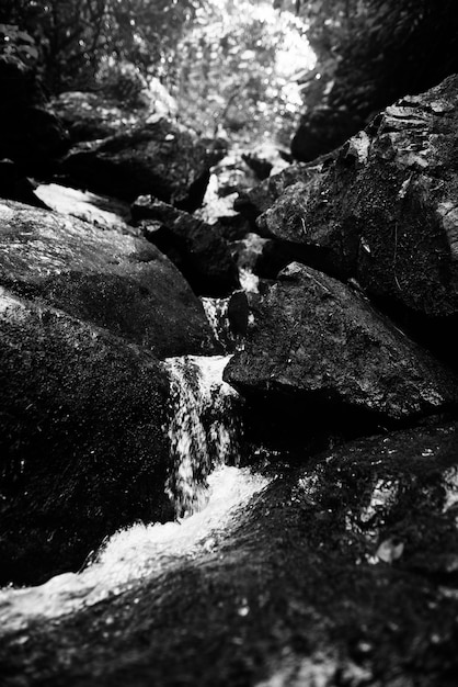 Free photo beautiful view of a waterfall