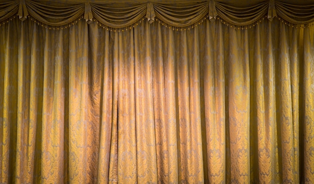 Free photo beautiful vintage curtain background