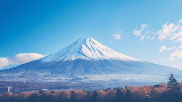 Beautiful volcano landscape