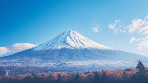 美しい火山の風景