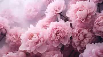 Free photo beautiful wallpaper with pink flowers