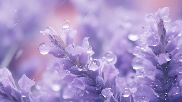 Free photo beautiful wallpaper with purple flowers