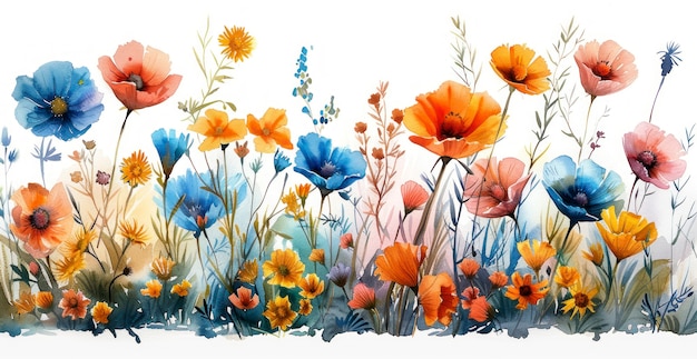 Foto gratuita beautiful watercolor floral arrangement