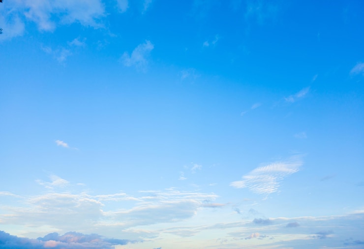 無料Photo 青空の美しい白い雲