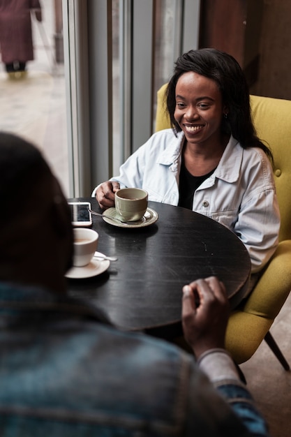 Beautiful woman on a date