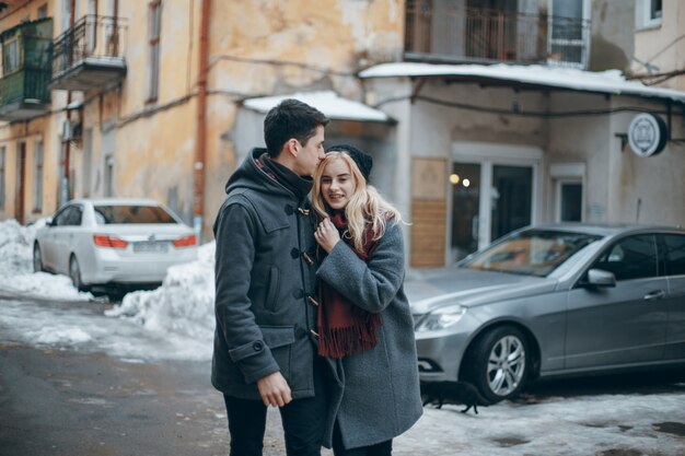 beautiful young couple